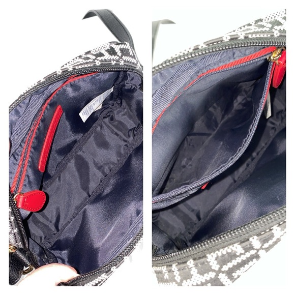 Tommy Hilfiger Black and White Logo Camera Crossbody Bag - Picture 8 of 16
